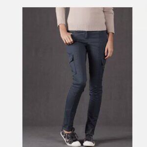BODEN WM325 WOMEN'S KHAKI SEAM DETAIL CARGO POCKETS TROUSERS - US 18L, New